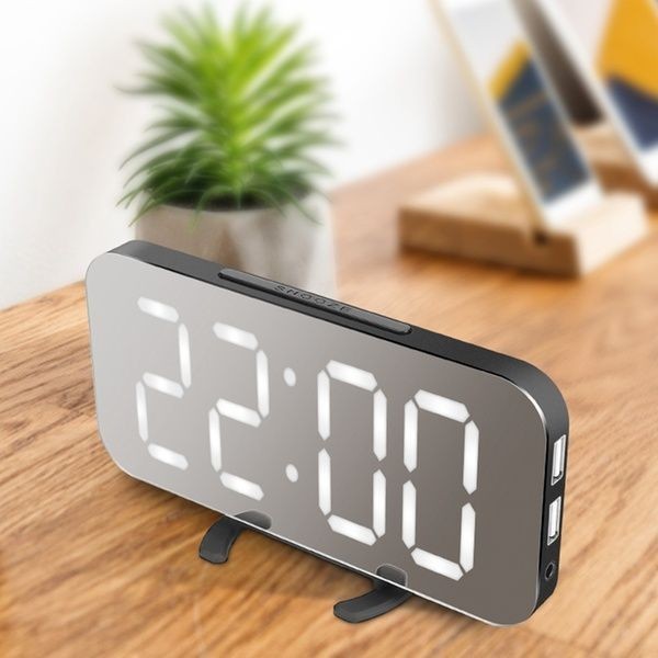 Đồng Hồ Để Bàn Trang Trí Phòng, Đồng Hồ Led Decor Bàn Học Bàn Làm Việc