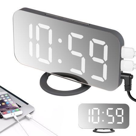 Đồng Hồ Để Bàn Trang Trí Phòng, Đồng Hồ Led Decor Bàn Học Bàn Làm Việc