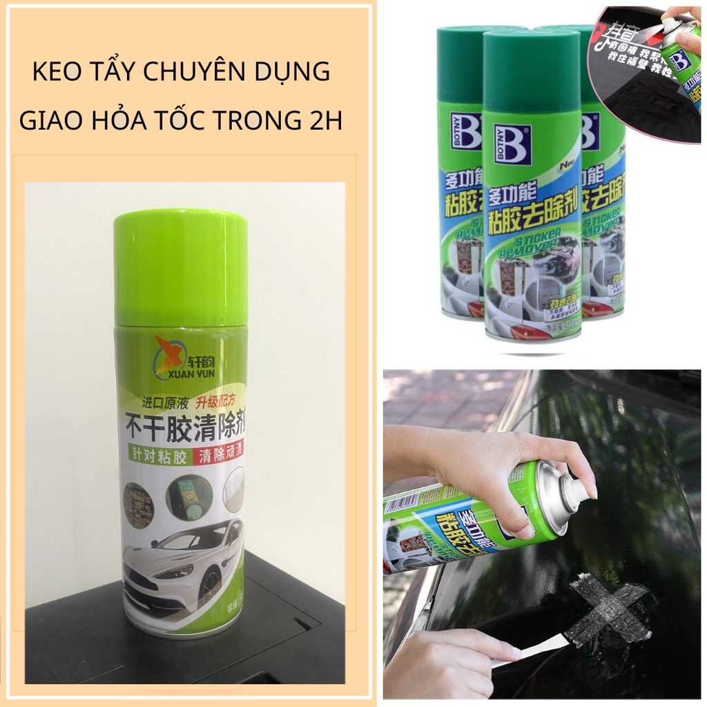 Keo Xịt Đa Năng PJ77 và Keo Xịt Tẩy BOTNY  Chuyên dùng Dán Giấy - Dán Xốp - Dán Gỗ, Hỏa Tốc HCM