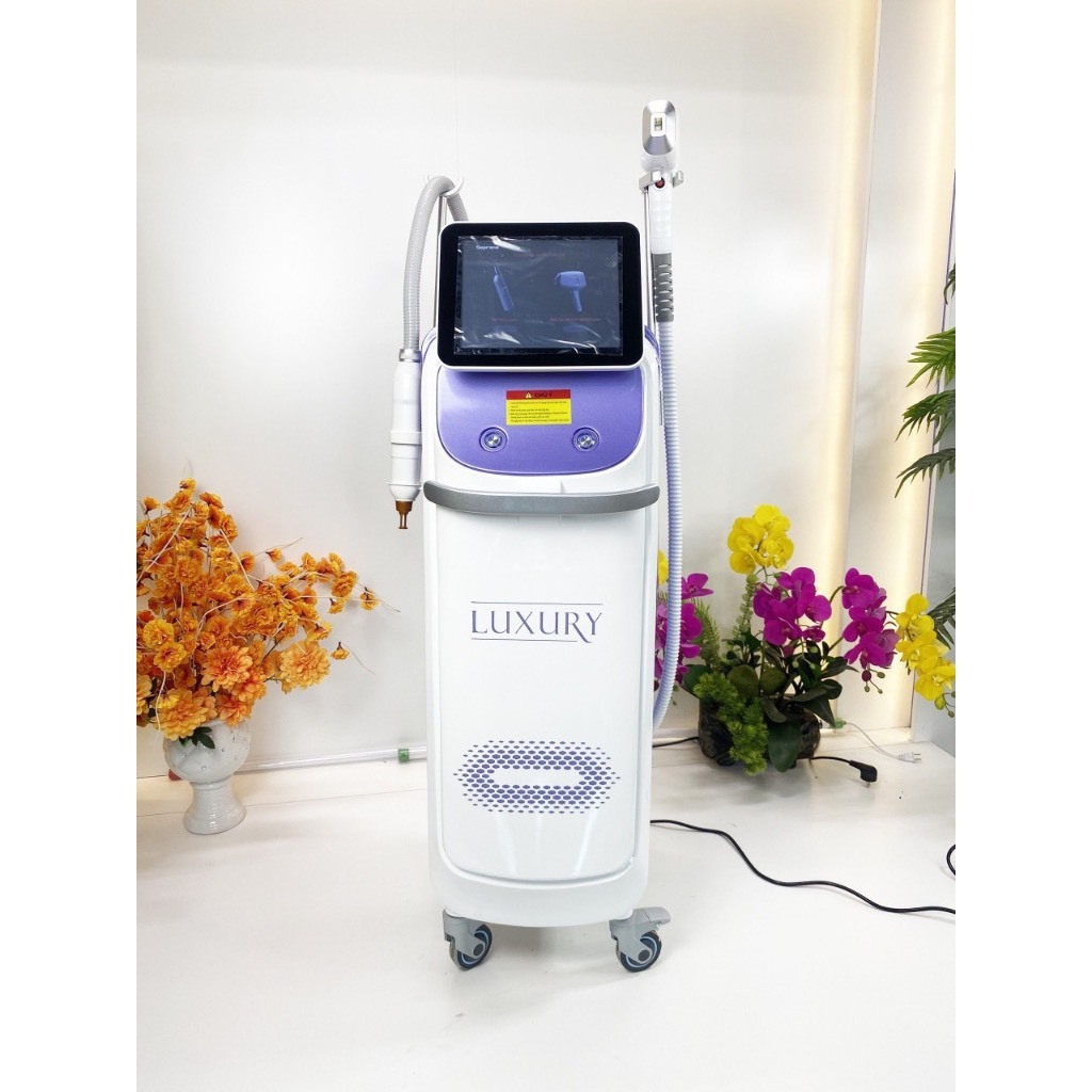 Máy triệt lông Diode Laser 2in1 Luxury mẫu mới nhất năm 2023