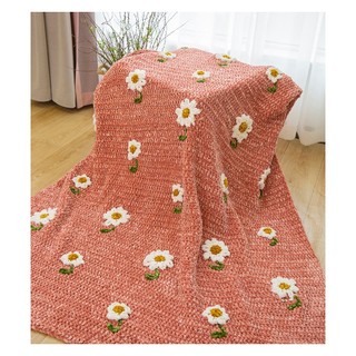 Len nhung Chenille 100gr cuộn len sợi đan móc