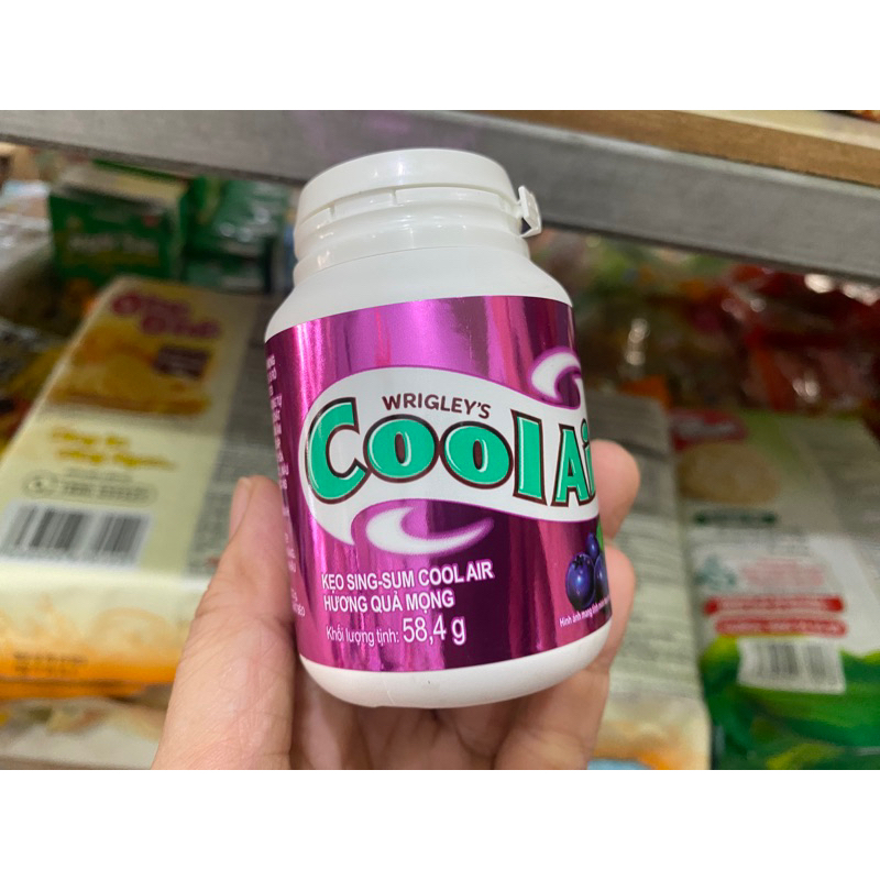 Kẹo sing gum Coolair hương quả mọng hũ 58,4g