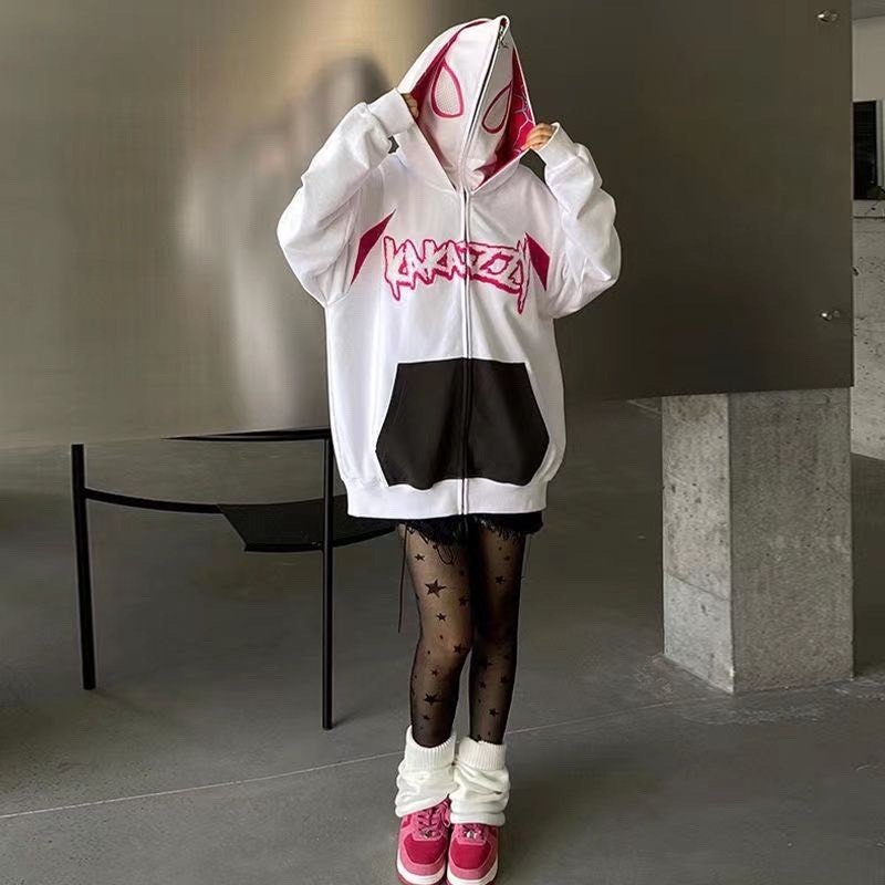 Áo hootdie nhện baman 2 lớp mũ bản thêu đang cực hót chất vải dày dặn khóa kim loại chùm đầu