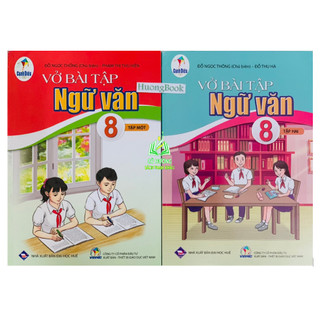 Sách - combo vở bài tập ngữ văn 8 - tập 1 + 2