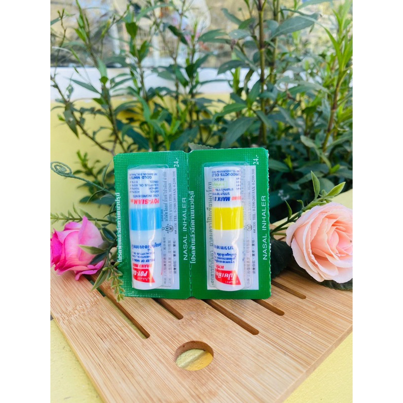 1 Ống Hít Poy Sian Mark II Bạc Hà Thái Lan Ống Hít Thông Mũi