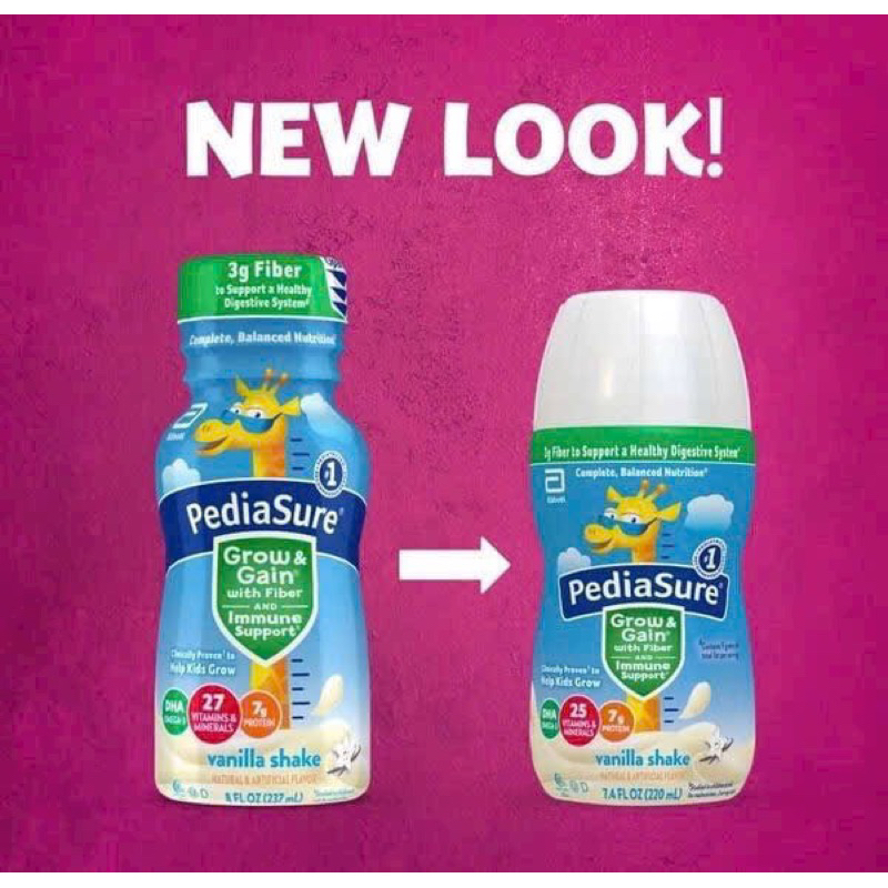 SỮA NƯỚC PEDIASURE FIBER  XANH LÁ 237 ML MỸ