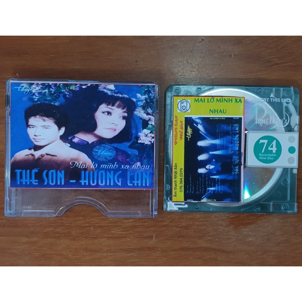 Thiết bị lưu trữ Nhạc vàng MD MINI DISC Mai Lỡ Mình Xa Nhau - Thế Sơn - Hương Lan - Nhạc vàng nhạc x
