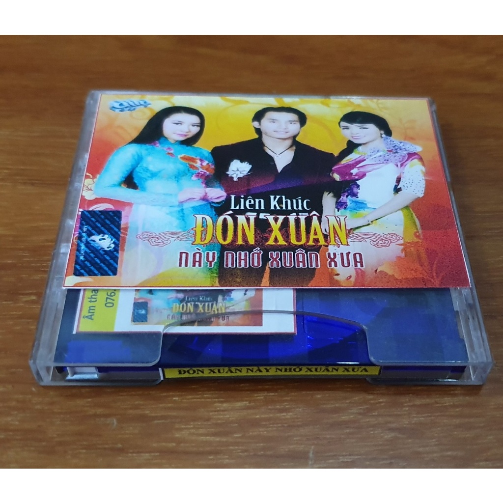 Thiết bị lưu trữ Nhạc vàng MD MINI DISC Nhạc Xuân - Liên Khúc Đón Xuân như hình