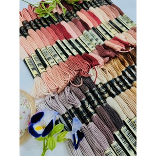 [CHỈ THÊU AIRO] Set 45 Màu Chỉ Thêu Airo Tone Tây (Hồng, Đỏ, Tím)