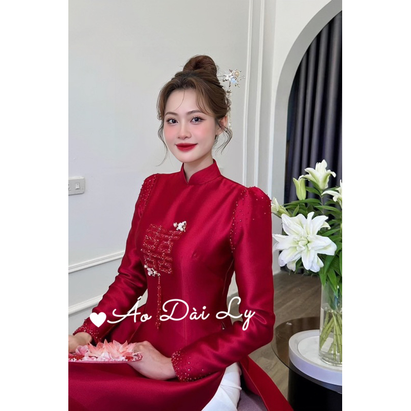 Cặp áo dài dâu rể cao cấp