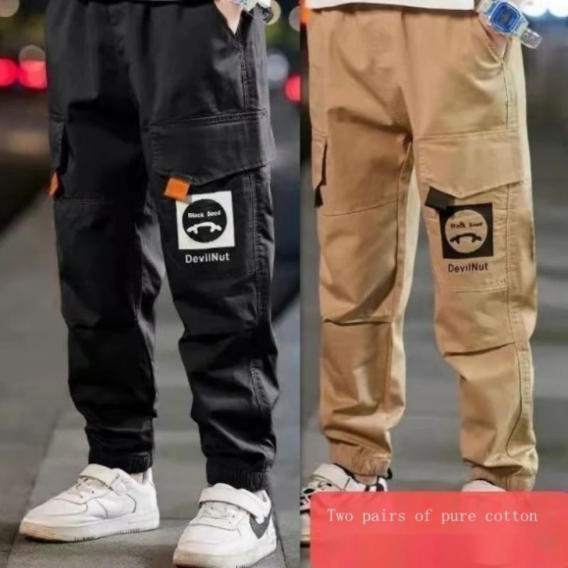 Quần Dài Túi Hộp Thời Trang Phong Cách Hàn Quốc Cho Bé Trai, Quần Dài Bé Trai Size Đại Từ 25-50kg