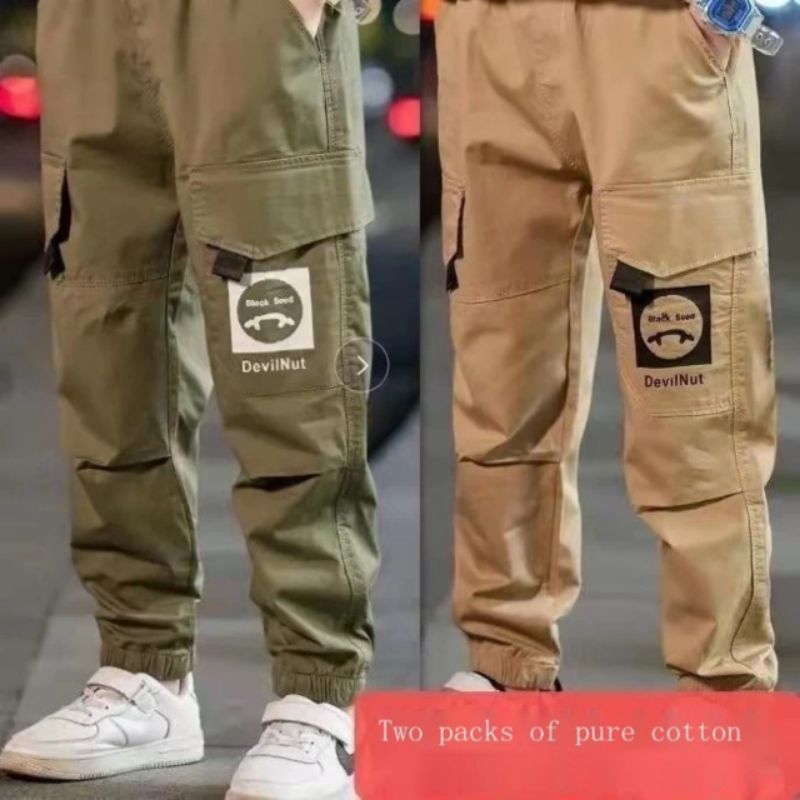 Quần Dài Túi Hộp Thời Trang Phong Cách Hàn Quốc Cho Bé Trai, Quần Dài Bé Trai Size Đại Từ 25-50kg