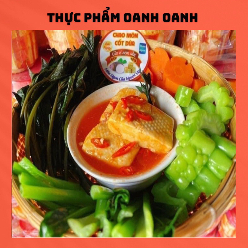 { HOẢ TỐC HCM} Chao môn cốt dừa siêu béo 600gram cực ngon