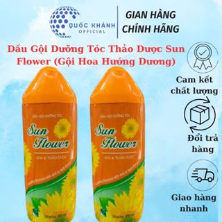 Dầu Gội Dưỡng Tóc Thảo Dược Sun Flower (Gội Hoa Hướng Dương) 550ml