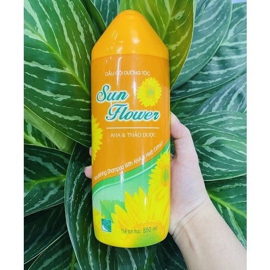 Dầu Gội Dưỡng Tóc Thảo Dược Sun Flower  550ml