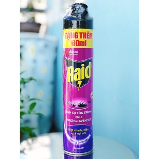 Bình xịt Muỗi Và Côn Trùng RAID 600ml