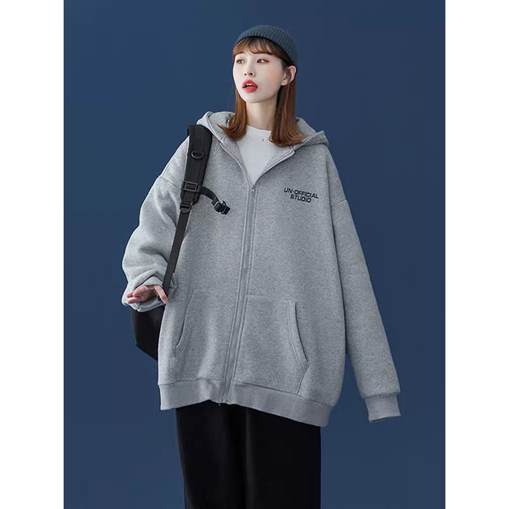 Áo Hoodie Zip Nam Nữ 1990live Mũ To, Áo nỉ form rộng Unisex.