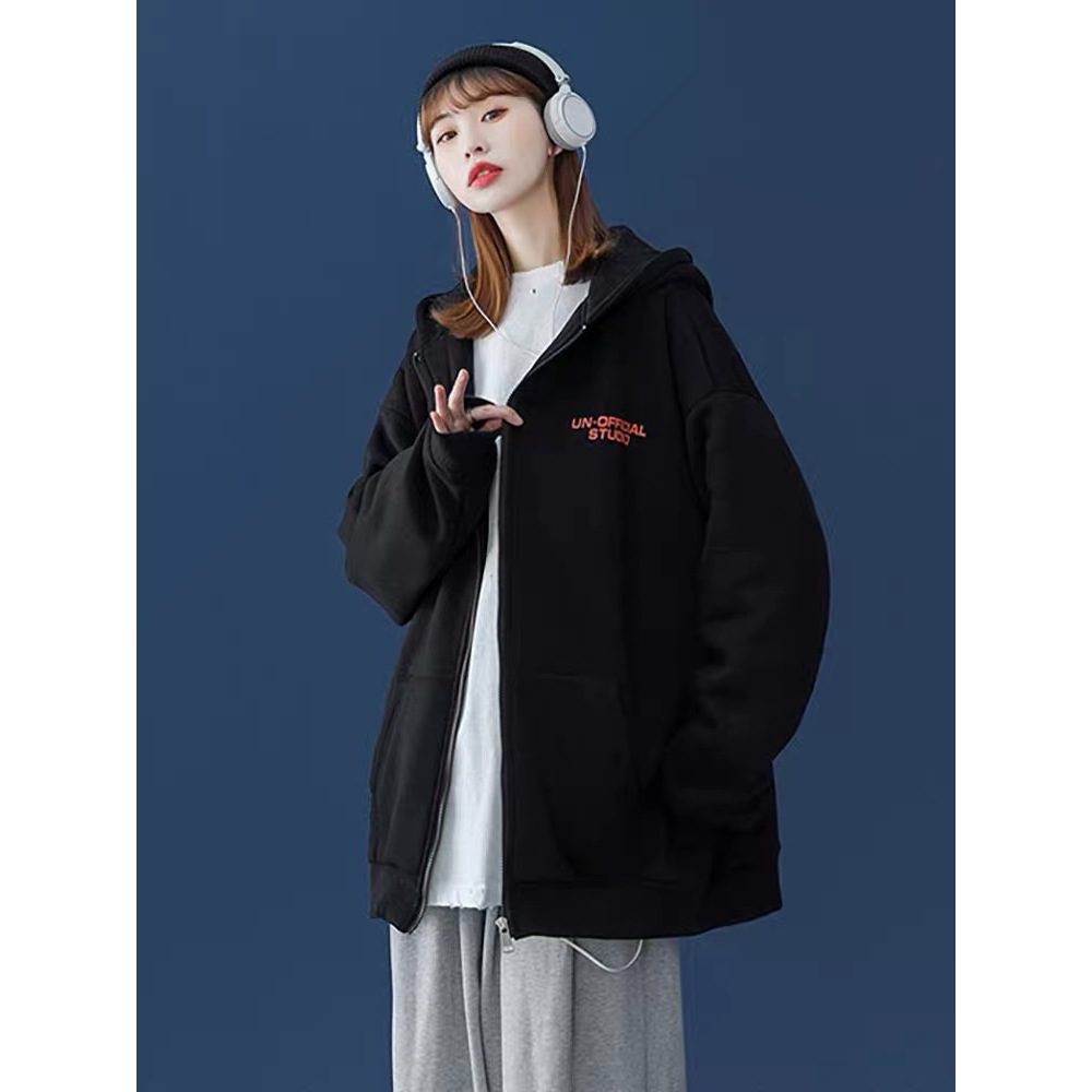 Áo Hoodie Zip Nam Nữ 1990live Mũ To, Áo nỉ form rộng Unisex.