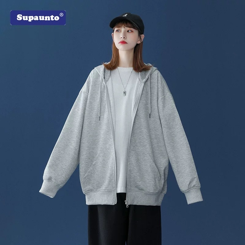 Áo Hoodie Zip Nam Nữ 1990live Mũ To, Áo nỉ form rộng Unisex.