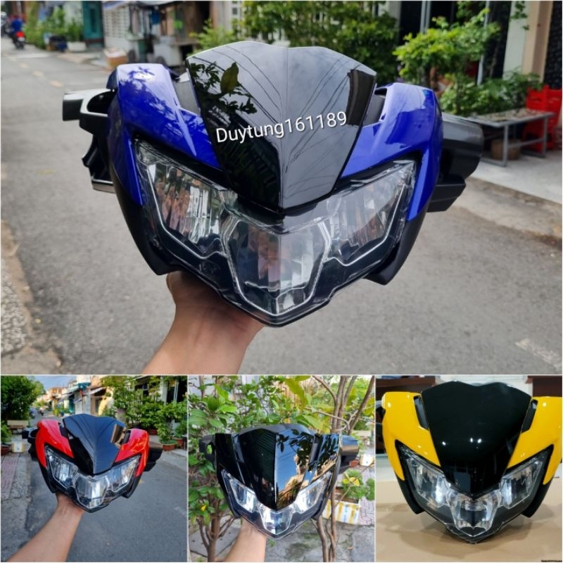 Bộ đầu đèn Exciter 2019 gắn cho Exciter 2015-2018