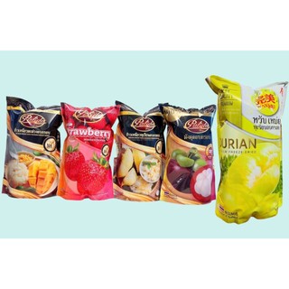 Sầu riêng/Dâu tây/Măng cụt/Xôi sầu riêng sấy Wan Mei Thái Lan 210g