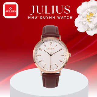 Đồng hồ nữ ja-1017c julius hàn quốc dây da
