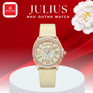 Đồng hồ nữ ja-1401a julius hàn quốc dây da