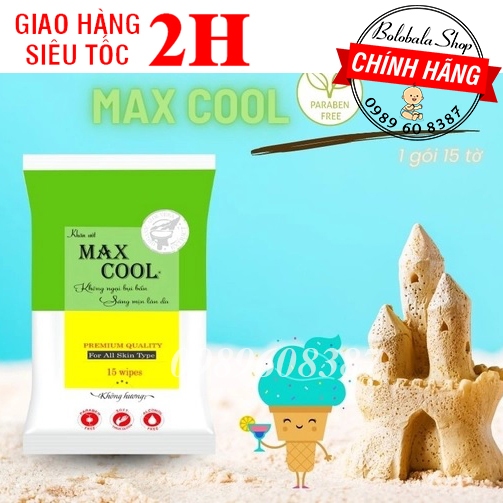 Khăn ướt MAX COOL 15 tờ
