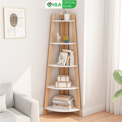 Kệ góc decor đa năng gỗ MDF phủ melamin chống xước thương hiệu IGA - GP115