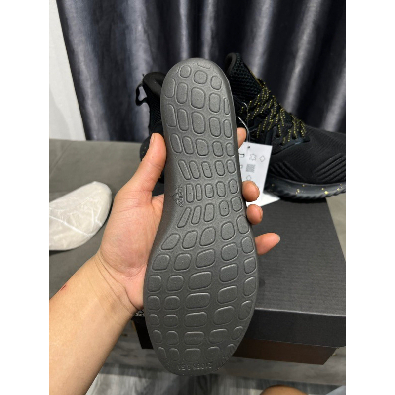 Giày Thể Thao Adidaz Alphaboncz Đen Vàng LjkeAuth  giầy sneaker nam đen full tặng box bảo vệ