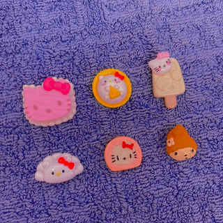 Charm sanrio bánh kitty melody trang trí mô hình mini