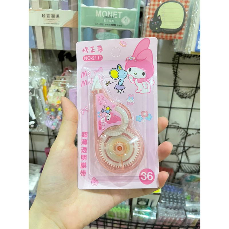 Bút Xoá Kéo bản to dài 6M - Chủ đề Nhân Vật Sanrio Hoạt hình đáng yêu