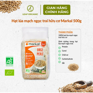 Hạt lúa mạch ngọc trai hữu cơ Markal 500g