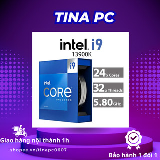 Cpu core i9 thế hệ 13th 13900, 13900k , 13900kf , 13900ks hàng box cty bảo hành 36 tháng