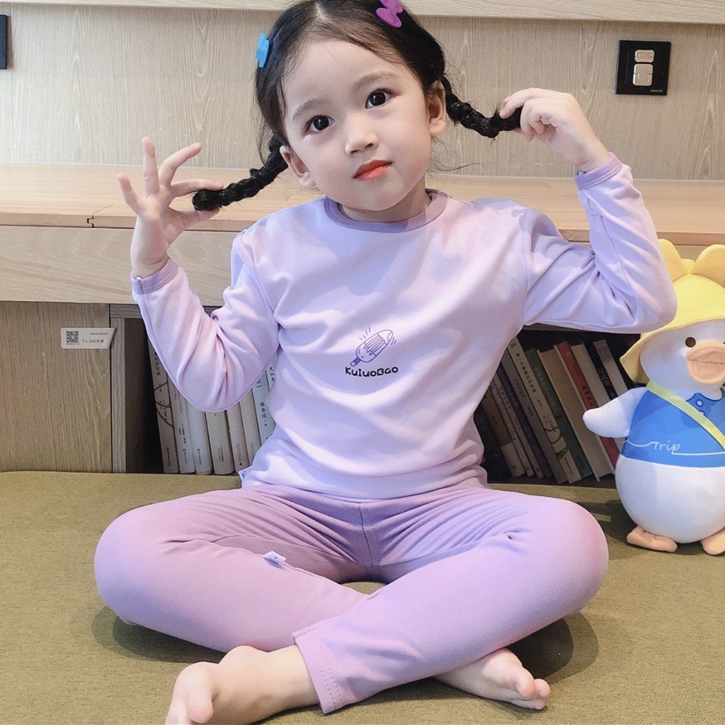 Bộ thu đông cotton nhiều màu cho bé trai, bé gái-ShubimShop