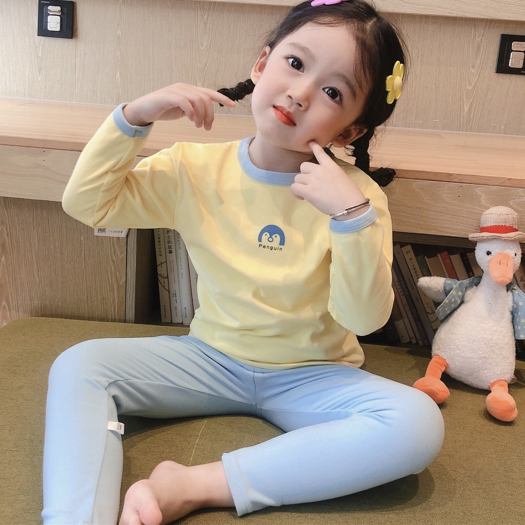 Bộ thu đông cotton nhiều màu cho bé trai, bé gái-ShubimShop
