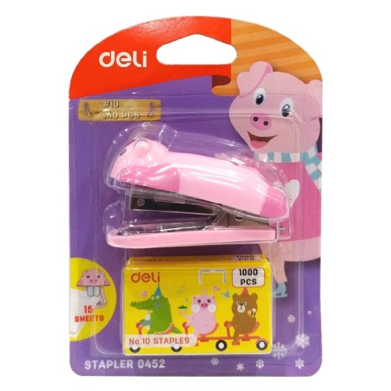 Bộ bấm ghim Deli chính hãng