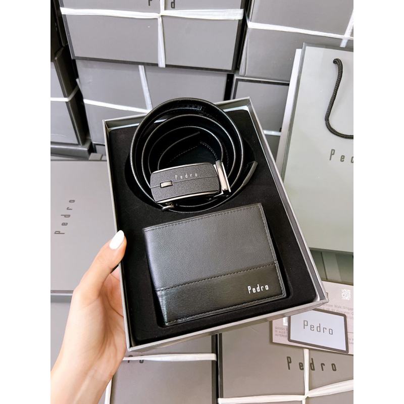 SET THẮT LƯNG PEDRO FULLBOX + TÚI GIẤY