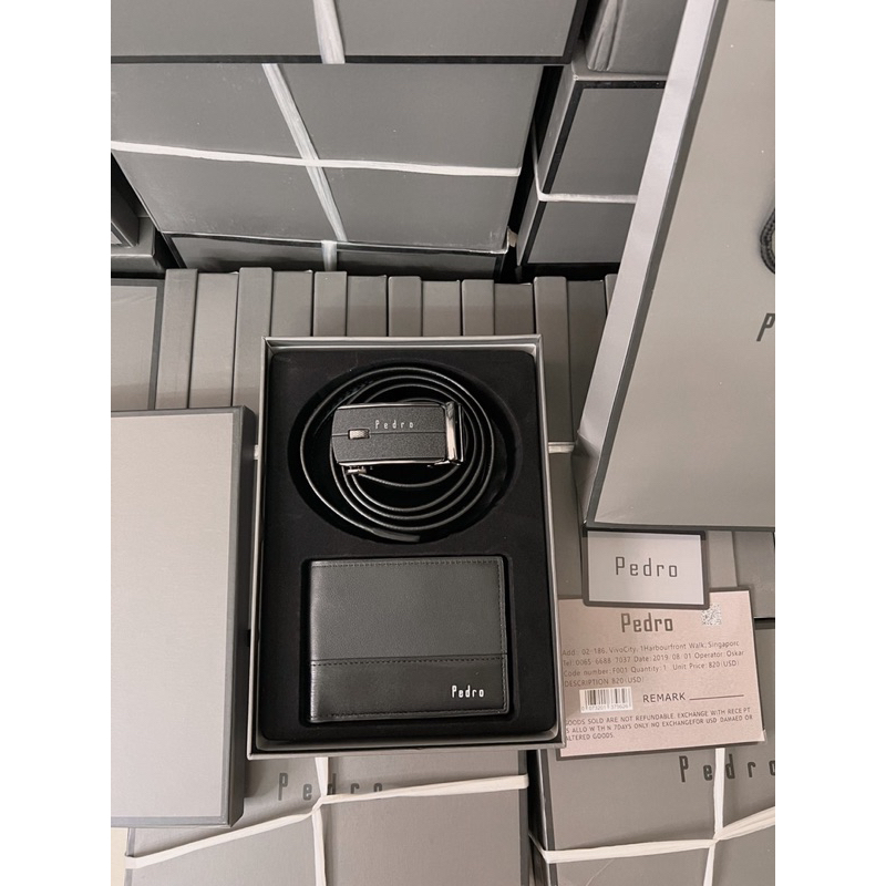 SET THẮT LƯNG PEDRO FULLBOX + TÚI GIẤY