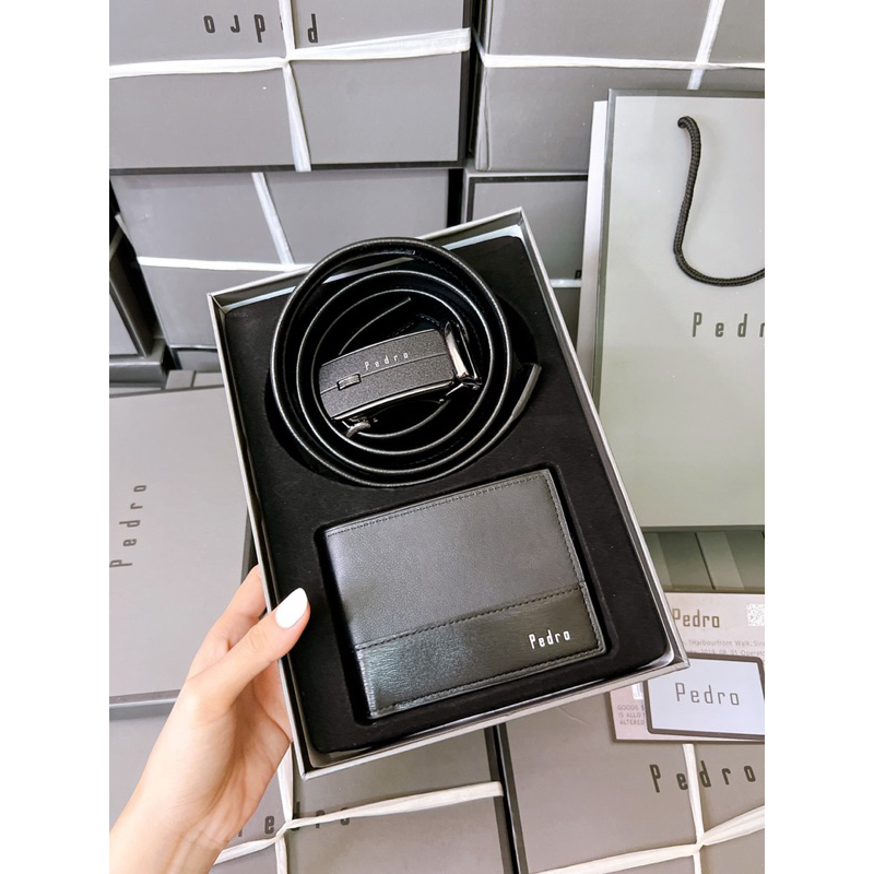 SET THẮT LƯNG PEDRO FULLBOX + TÚI GIẤY