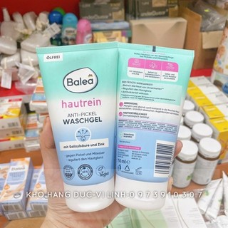 Sữa rửa mặt Balea 150ml (hàng Đức đủ Bill)