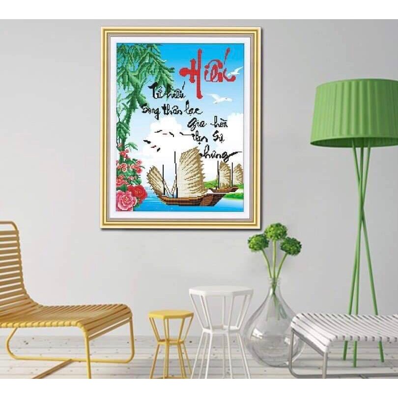 Tranh Gắn Đá, Tranh Đính Đá, Tranh chưa gắn đá