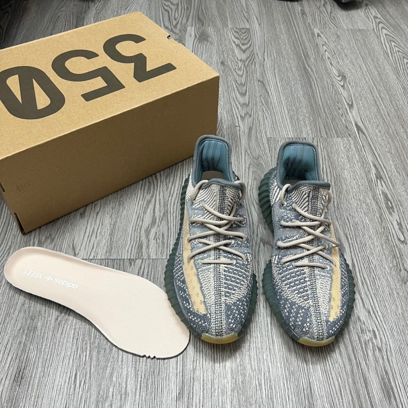 Giày Thể Thao Sneaker YZ350 Xanh Lục Siêu Cấp Nam Nữ