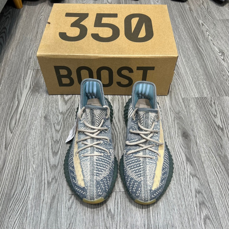 Giày Thể Thao Sneaker YZ350 Xanh Lục Siêu Cấp Nam Nữ