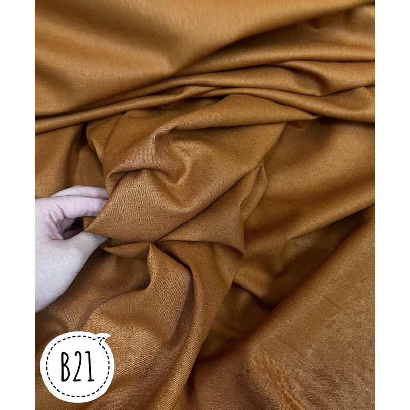 Linen bột nâu đậm dày vừa