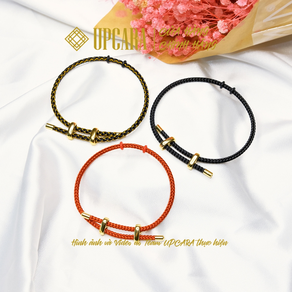 Dây cáp xỏ vòng tay 3mm, đường kính 3mm không vừa một số charm tại shop UPCARA