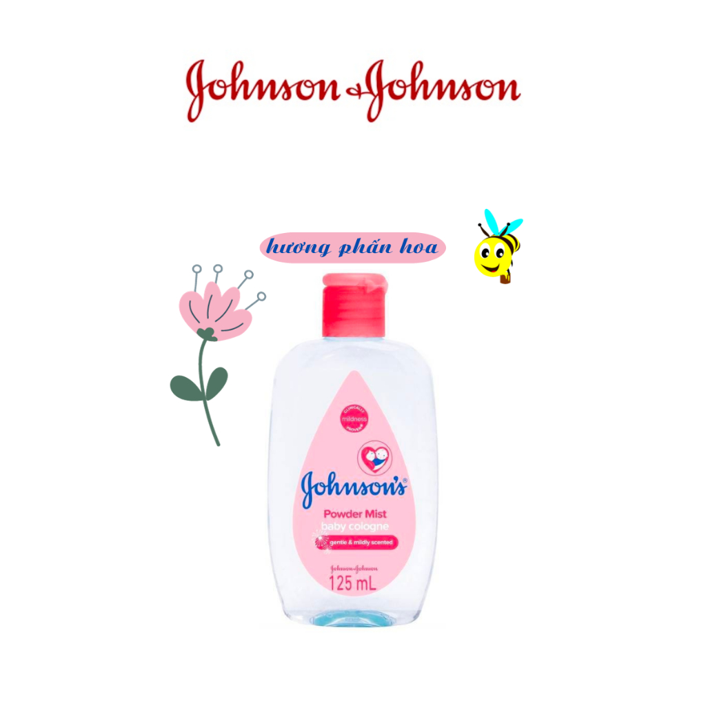 Nước Hoa Trẻ Em Johnson's Baby Cologne Chai 125ml Hàng Chính Hãng Công Ty