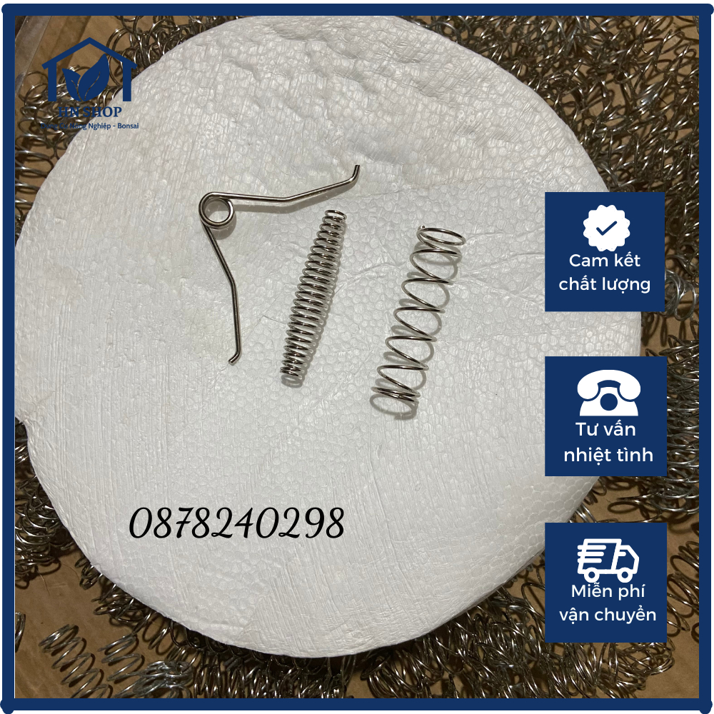 Lò xo nén thép sợi 1,1mm lò xo thay thế kéo làm vườn lò xo dự phòng đàn hồi tốt