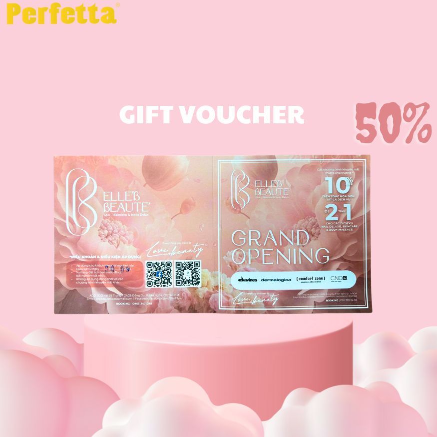 [Qùa tặng không bán] - Gift Voucher Elle'B Beauté - Spa & Cosmetics Store