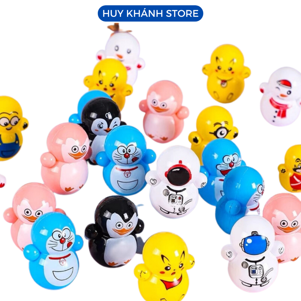 Lật đật mini, đồ chơi lật đật mini cho bé giải trí cute dễ thương